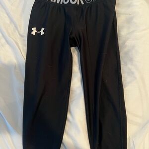 Under Armour Kids Black Athletic Leggings